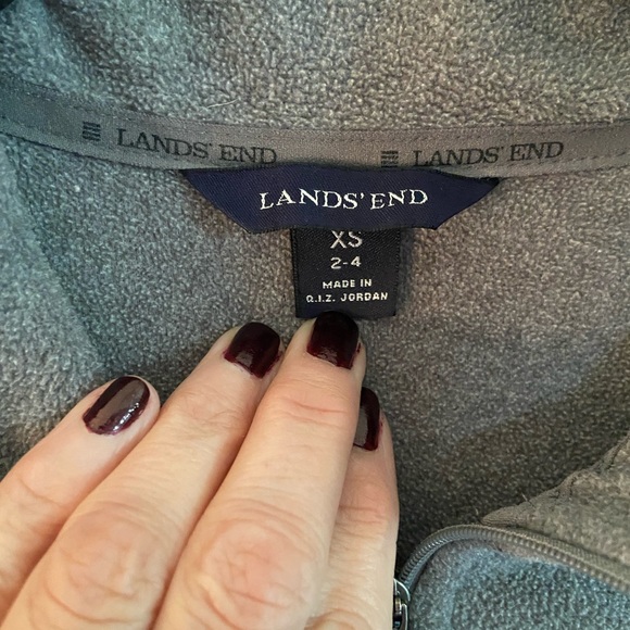 Lands’End gray pullover - Picture 3 of 5